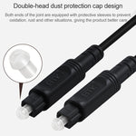EMK Quadrat-Anschluss zu Quadrat-Anschluss Digitales Audio-Lautsprecher-Glasfaser-Verbindungskabel, 1m, 1,5m, 2m, 3m, 5m, 8m, 10m, 15m, 25m
