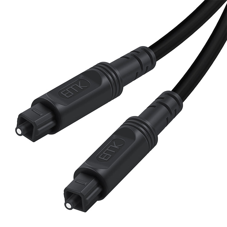 EMK Quadrat-Anschluss zu Quadrat-Anschluss Digitales Audio-Lautsprecher-Glasfaser-Verbindungskabel, 1m, 1,5m, 2m, 3m, 5m, 8m, 10m, 15m, 25m