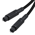 EMK Quadrat-Anschluss zu Quadrat-Anschluss Digitales Audio-Lautsprecher-Glasfaser-Verbindungskabel, 1m, 1,5m, 2m, 3m, 5m, 8m, 10m, 15m, 25m