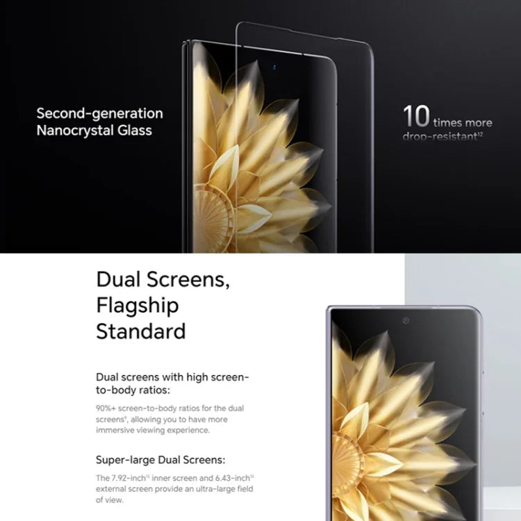 Honor Magic V2 Ultimate 5G, 7,92 Zoll + 6,43 Zoll MagicOS 7.2, Snapdragon 8 Gen2 Octa-Core bis zu 3,36 GHz, Netzwerk: 5G, OTG, unterstützt Google Play nicht, 16 GB + 1 TB