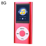 1,8 Zoll TFT Bildschirm Metall MP4 Player, Mit 8G TF Karte + Kopfhörer + Kabel, Mit 16G TF Karte + Kopfhörer + Kabel, Mit Kopfhörer + Kabel