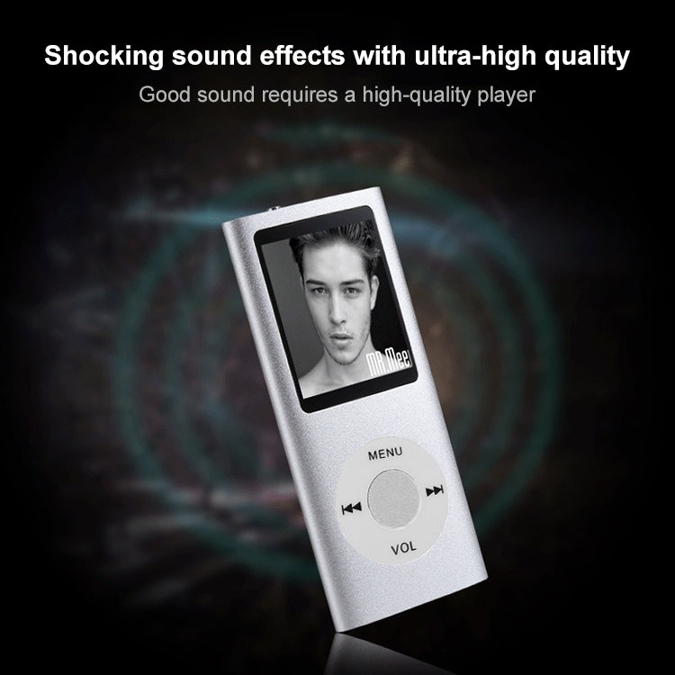 1,8 Zoll TFT Bildschirm Metall MP4 Player, Mit 8G TF Karte + Kopfhörer + Kabel, Mit 16G TF Karte + Kopfhörer + Kabel, Mit Kopfhörer + Kabel
