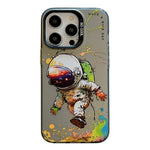 PC- und TPU-Handyhülle aus der Ölfarben-Serie mit Tiermuster, für iPhone 16 Pro