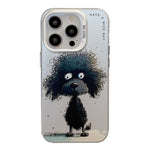 PC- und TPU-Handyhülle aus der Ölfarben-Serie mit Tiermuster, für iPhone 16 Pro