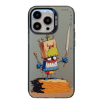 PC- und TPU-Handyhülle aus der Ölfarben-Serie mit Tiermuster, für iPhone 16 Pro