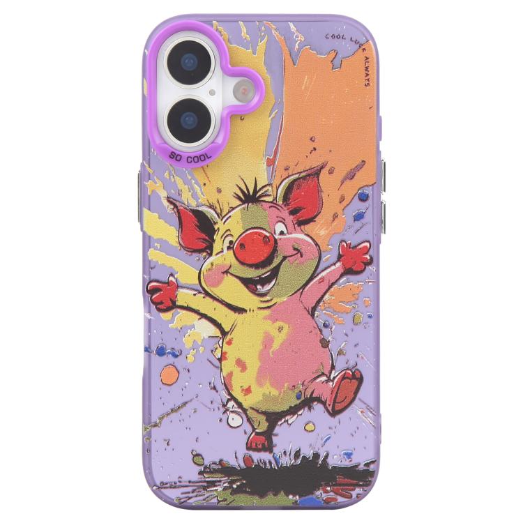 Animal Pattern Ölgemälde-Serie PC + TPU Handyhülle, für iPhone Air