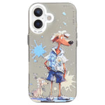 Animal Pattern Ölgemälde-Serie PC + TPU Handyhülle, für iPhone Air