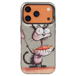 Handyhülle der Serie „Tiermuster Ölgemälde“ aus PC + TPU, für iPhone 17 Pro Max