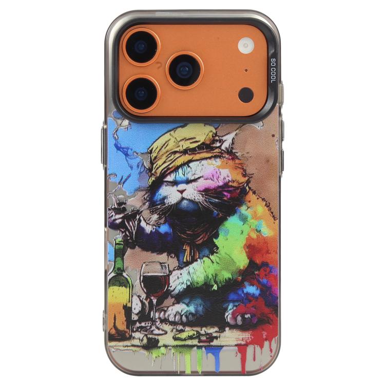 Handyhülle der Serie „Tiermuster Ölgemälde“ aus PC + TPU, für iPhone 17 Pro Max