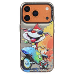 Handyhülle der Serie „Tiermuster Ölgemälde“ aus PC + TPU, für iPhone 17 Pro Max