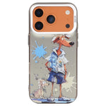 Handyhülle der Serie „Tiermuster Ölgemälde“ aus PC + TPU, für iPhone 17 Pro Max