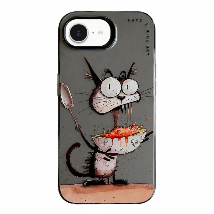 Handyhülle der Serie „Tiermuster Ölgemälde“ aus PC + TPU, für iPhone 17 Pro Max