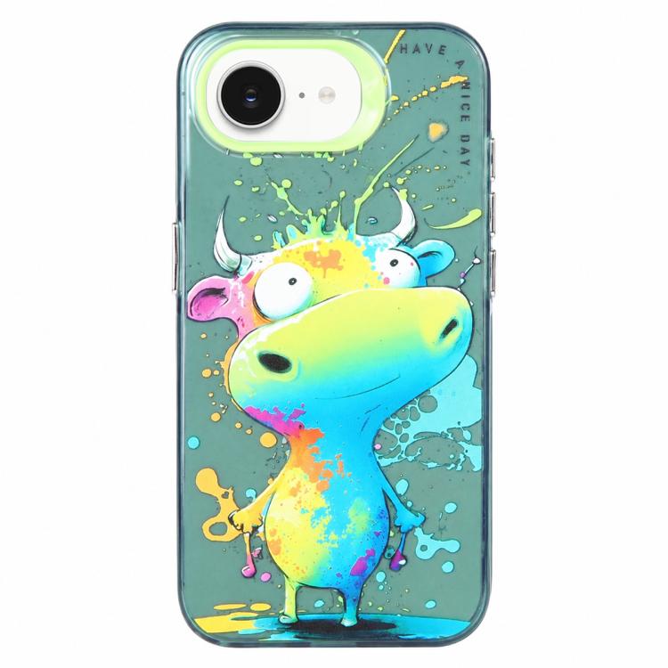 Handyhülle der Serie „Tiermuster Ölgemälde“ aus PC + TPU, für iPhone 17 Pro Max