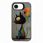 Handyhülle der Serie „Tiermuster Ölgemälde“ aus PC + TPU, für iPhone 17 Pro Max