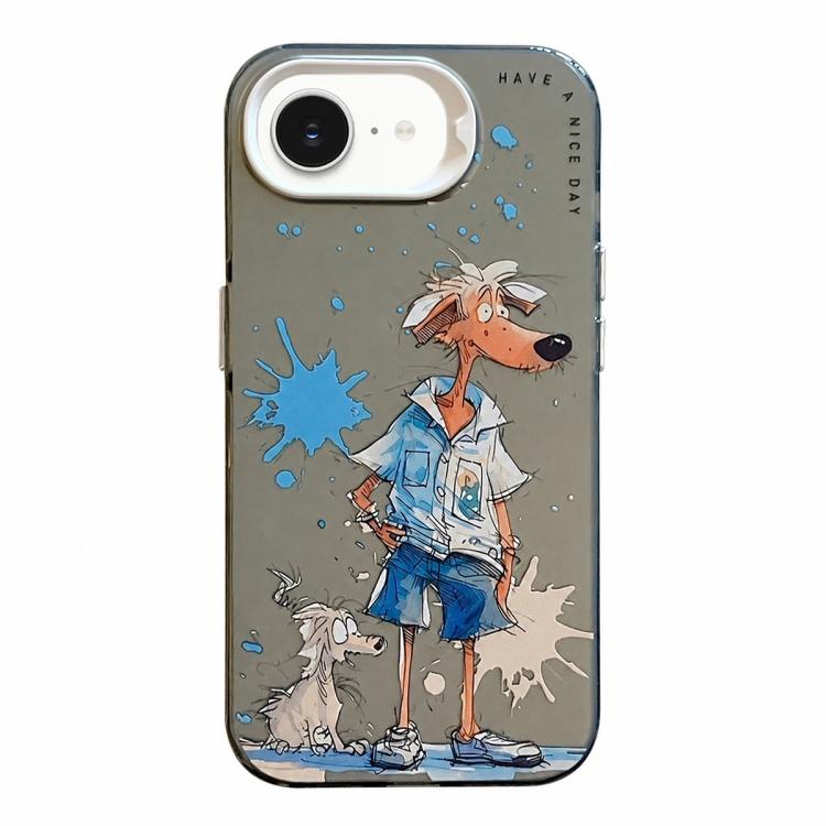 Handyhülle der Serie „Tiermuster Ölgemälde“ aus PC + TPU, für iPhone 17 Pro Max