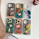 Handyhülle der Serie „Tiermuster Ölgemälde“ aus PC + TPU, für iPhone 17 Pro Max
