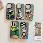 Animal Pattern Oil Painting Series PC + TPU Phone Case, For iPhone 12 Pro