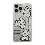 Cute Animal Pattern Series PC + TPU Phone Case, For iPhone 13 Pro, For iPhone 13, For iPhone 12, For iPhone 12 Pro Max