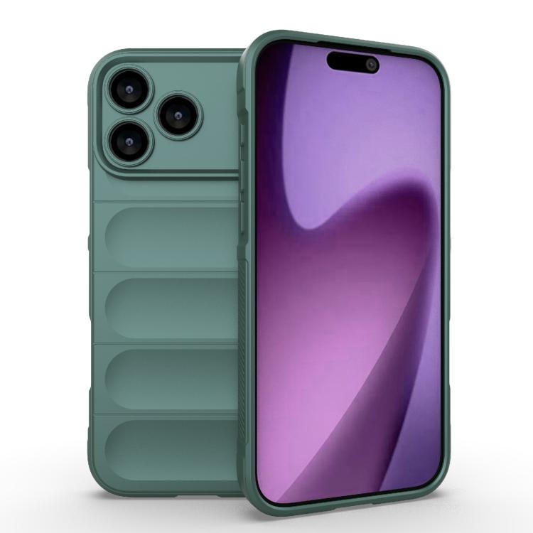 Magic Shield TPU + Flannel Phone Case, For iPhone 17e / 16e, For iPhone 17 Pro Max, For iPhone 17 Pro, For iPhone 17