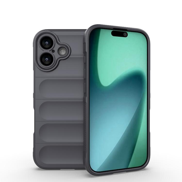 Magic Shield TPU + Flannel Phone Case, For iPhone 17e / 16e, For iPhone 17 Pro Max, For iPhone 17 Pro, For iPhone 17