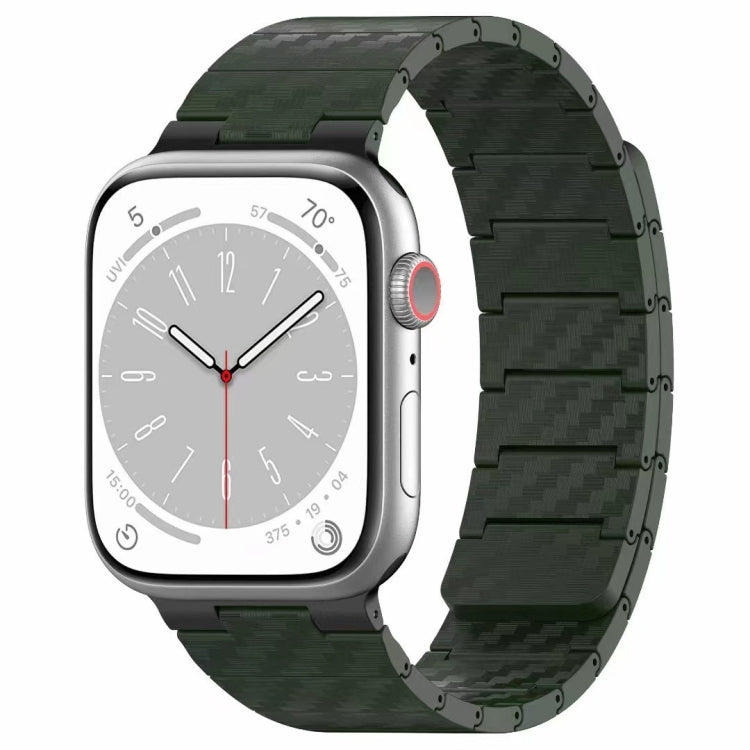 Magnetisches Karbonfaser-Uhrenarmband, für Apple Watch Series 6 40mm, für Apple Watch Series 6 44mm, für Apple Watch Series 5 44mm, für Apple Watch Series 5 40mm, für Apple Watch Series 4 44mm, für Apple Watch Series 4 40mm, für Apple Watch Series 3 38...