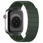 Magnetisches Karbonfaser-Uhrenarmband, für Apple Watch Series 6 40mm, für Apple Watch Series 6 44mm, für Apple Watch Series 5 44mm, für Apple Watch Series 5 40mm, für Apple Watch Series 4 44mm, für Apple Watch Series 4 40mm, für Apple Watch Series 3 38...