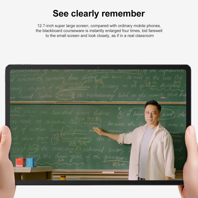 Lenovo Pad Pro 12.7 Zoll WiFi-Tablet, Android 13, Qualcomm Snapdragon 870 Octa-Core, unterstützt Gesichtserkennung, 8GB+128GB, 8GB+256GB