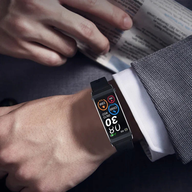 K13S Smart-Armband mit 1,14-Zoll-TFT-Bildschirm, Silikonarmband und Funktionen wie Schlafmanagement und Blutsauerstoffmessung