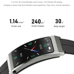 K13S Smart-Armband mit 1,14-Zoll-TFT-Bildschirm, Silikonarmband und Funktionen wie Schlafmanagement und Blutsauerstoffmessung