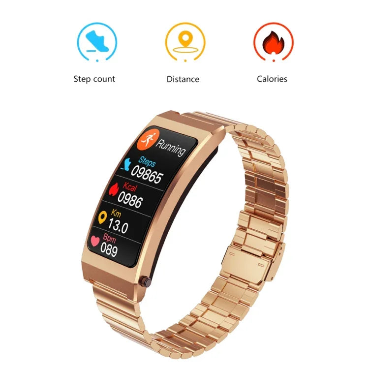 K13S Smart-Armband mit 1,14-Zoll-TFT-Bildschirm, Silikonarmband und Funktionen wie Schlafmanagement und Blutsauerstoffmessung