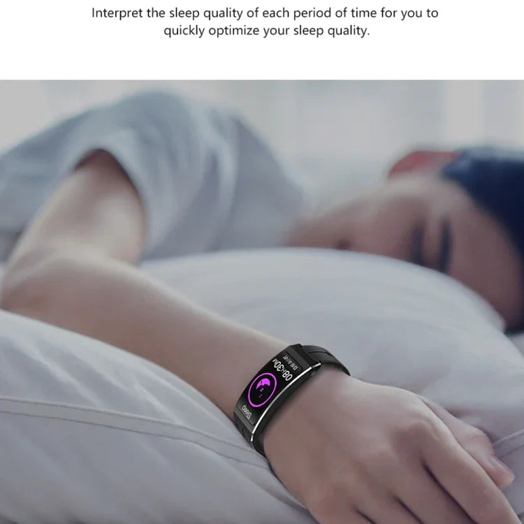 K13S Smart-Armband mit 1,14-Zoll-TFT-Bildschirm, Silikonarmband und Funktionen wie Schlafmanagement und Blutsauerstoffmessung