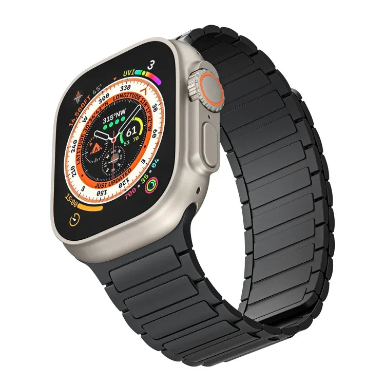 Magnetisches Silikon-Uhrenarmband, für Apple Watch 42 mm und 38 mm