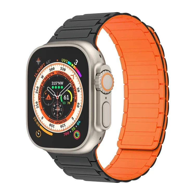 Magnetisches Loop-Silikonarmband, für Apple Watch SE 2023 44mm, für Apple Watch SE 2023 40mm, für Apple Watch Ultra 2 49mm