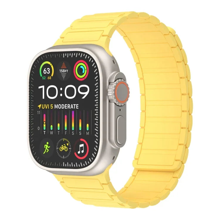 Magnetisches Loop-Silikonarmband, für Apple Watch SE 2023 44mm, für Apple Watch SE 2023 40mm, für Apple Watch Ultra 2 49mm