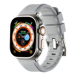 Double Ring Silicone Watch Band, For Apple Watch SE 40mm, For Apple Watch SE 44mm, For Apple Watch 6 40mm, For Apple Watch 6 44mm