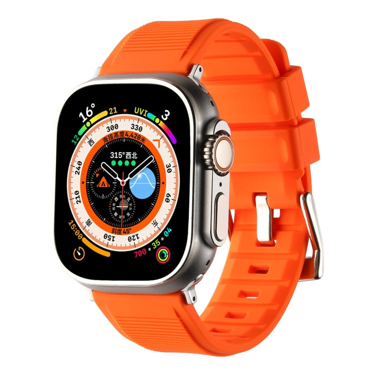 Double Ring Silicone Watch Band, For Apple Watch SE 40mm, For Apple Watch SE 44mm, For Apple Watch 6 40mm, For Apple Watch 6 44mm