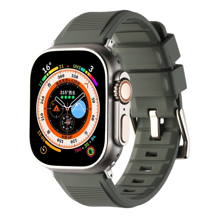 Doppelring Silikon Uhrenarmband, Für Apple Watch 3 38mm, Für Apple Watch 3 42mm, Für Apple Watch 2 42mm, Für Apple Watch 2 38mm