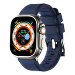 Doppelring Silikon Uhrenarmband, Für Apple Watch 3 38mm, Für Apple Watch 3 42mm, Für Apple Watch 2 42mm, Für Apple Watch 2 38mm