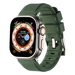 Doppelring Silikon Uhrenarmband, Für Apple Watch 42mm, Für Apple Watch 38mm