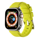 Doppelring Silikon Uhrenarmband, Für Apple Watch 42mm, Für Apple Watch 38mm