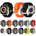 Doppelring Silikon Uhrenarmband, Für Apple Watch 42mm, Für Apple Watch 38mm