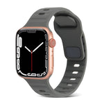 Quadratische Schnalle Streifen Silikon Uhrenarmband, Für Apple Watch Ultra 2 49mm, Für Apple Watch Series 9 45mm
