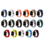 Quadratische Schnalle Streifen Silikon Uhrenarmband, Für Apple Watch Series 10 46mm, Für Apple Watch Series 10 42mm