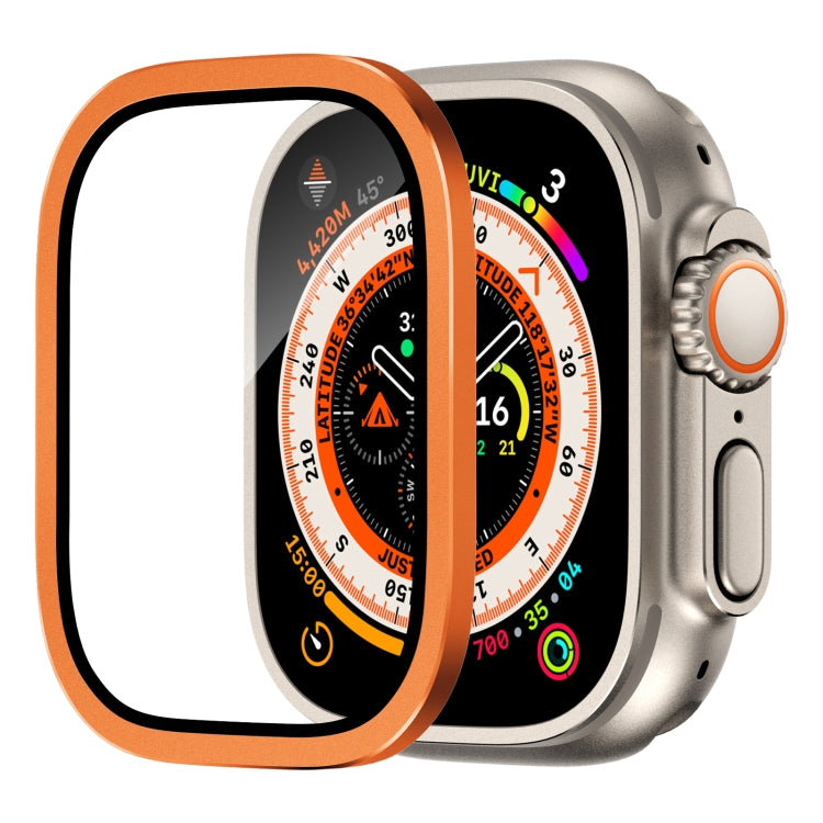 Aluminiumlegierungsrahmen mit integriertem gehärtetem Film, für Apple Watch Ultra 49mm