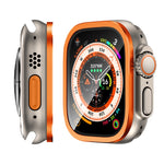 Aluminiumlegierungsrahmen mit integriertem gehärtetem Film, für Apple Watch Ultra 49mm