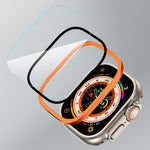 Aluminiumlegierungsrahmen mit integriertem gehärtetem Film, für Apple Watch Ultra 49mm