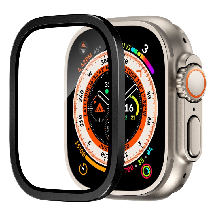 Aluminiumlegierungsrahmen mit integriertem gehärtetem Film, für Apple Watch Ultra 49mm