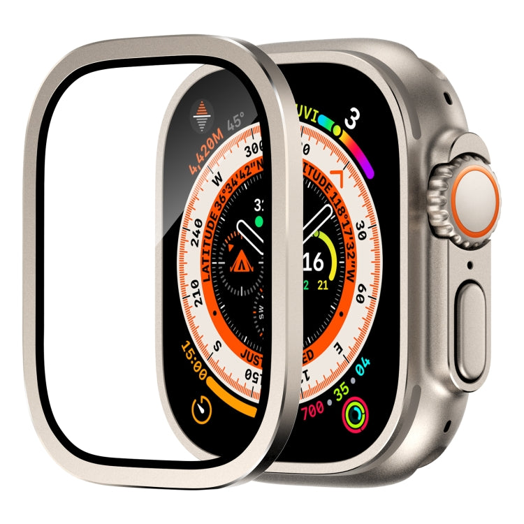 Aluminiumlegierungsrahmen mit integriertem gehärtetem Film, für Apple Watch Ultra 49mm