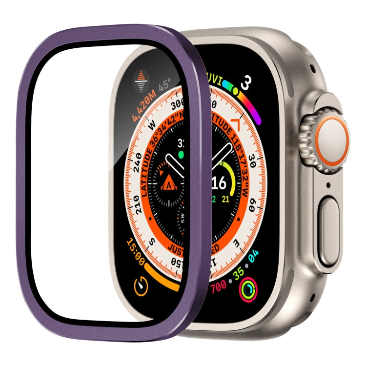 Aluminiumlegierungsrahmen mit integriertem gehärtetem Film, für Apple Watch Ultra 49mm