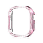 Doppelreihiges, hohles PC-Uhrengehäuse mit Diamantmuster, für Apple Watch Ultra 2 / Ultra 49 mm